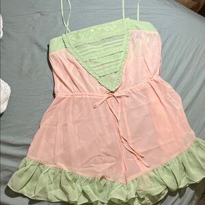 New Lyrebird Sheer Romper from Anthropologie, S